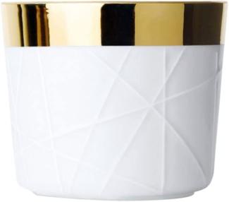 Fürstenberg Becher o. H. 1785/2 6038 SIP OF GOLD WHITE WOVEN