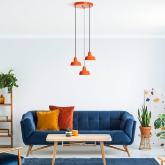 Kronleuchter, 'Memati', 108 x 45 x 45, Orange