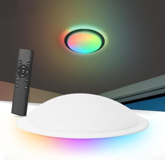 Northpoint LED Deckenleuchte Panel 24W mit Fernbedienung - Bunt & Warm/Kaltweiß