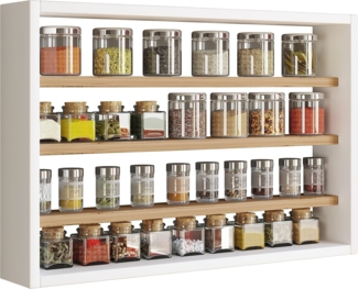 VCM Küchenmöbel Hängeschrank Esaldi 920053 Weiß / Honig-Eiche H. 40 x B. 60 x T. 10 cm