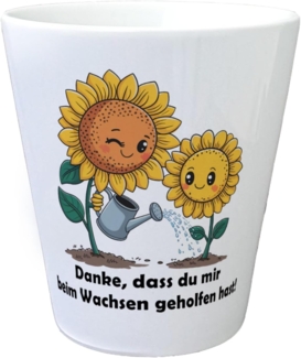 speecheese Blumentopf Danke - Sonnenblumen Blumentopf