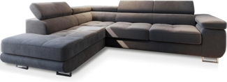 Masseno Ecksofa SELVA mit Schlaffunktion L-Form, Sofa mit Bettkasten