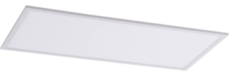 Lindby LED Deckenleuchte Lamin, dimmbar, LED-Leuchtmittel fest verbaut, Farbwechsel warmweiß / tageslicht, Modern, Aluminium, Kunststoff, weiß, 1 flammig, inkl.