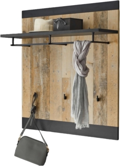 Garderobenpaneel Stove in Used Wood hell 92 x 100 cm