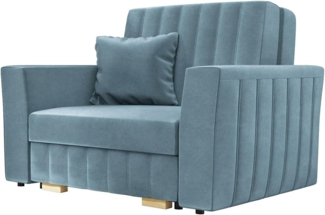 Mirjan24 'Viva Glam II' Schlafsofa, Blau, 85 x 98 x 115 cm