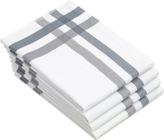 ZOLLNER Geschirrtuch, (Spar-Set, 4-tlg), 50x70 cm, 100% Baumwolle, vom Hotelwäschespezialisten