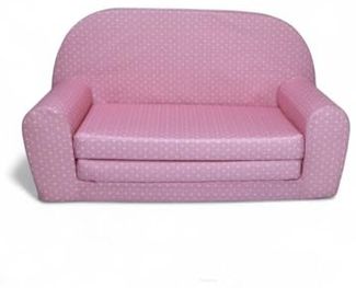 FORTISLINE Kindersitzgruppe Kindersofa "MINI" Kindercouch zum Aufklappen W386