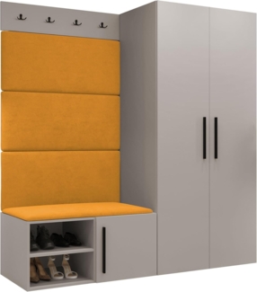 Garderoben-Set Mapreni I (Farbe: Cashmere, Manila 32)