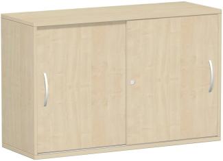 Schiebetürenschrank Oberboden 25 mm, 120x42x80cm, Ahorn Ahorn