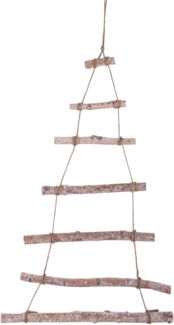 Deko Holzleiter z. Hängen,Weihnachtsbaum, 75 x 40 x 1,5 cm, natur (9,49 € pro 1 Stück)