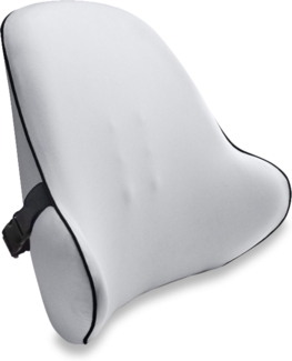 Vitabo Rückenkissen Vitabo breites Rückenkissen – ergonomisches Lendenkissen I Lordosenstütze Rückenstütze für Büro Auto (Grau), 1-tlg.