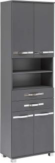 Schildmeyer Diana 701659 Hochschrank, anthrazit, 60 cm