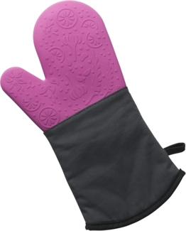 Lurch Backhandschuh Silikon/Textil Grape
