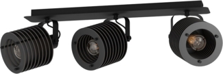Eglo 900742 Spotleuchte SEGOVIA Stahl schwarz E27 3X40W L:57. 5cm H:18. 5cm dimmbar