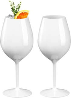 Doimoflair Rotweinglas DoimoFlair Weingläser aus Kunststoff bruchsicher Plastik 51 cl.