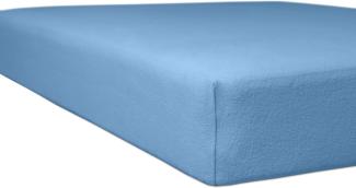 Kneer Flausch-Biber Spannbetttuch für Matratzen bis 22 cm Höhe Qualität 80 Farbe korn 90x190 cm