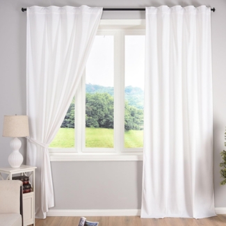 Gardinenbox Vorhang, verdecketeSchlaufen (2 St), verdunkelnd, Samt, Verdunkelung Schal »Milano« Samt blickdicht Tunneldurchzug kürzbar 203