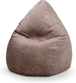 SITTING POINT only by MAGMA Sitzsack Karolina XL Samt Taupe