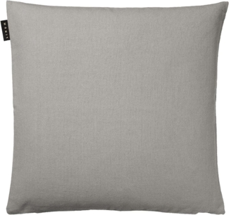 LINUM PEPPER Premium Kissenhülle für Dekokissen 40x40 cm, 100% Baumwolle, Maschinenwaschbar, Hellgrau