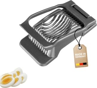 WESTMARK Eierschneider Black Edition, für runde und ovale Scheiben, einzeln gespannte Schneid