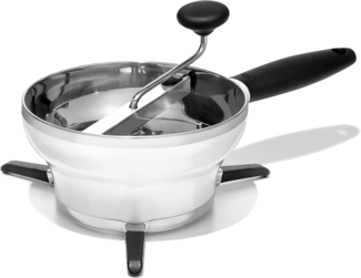 OXO Good Grips Küchensieb, Edelstahl, Passiermühle