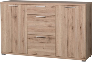 Sideboard Trend / Top, Holzwerkstoff, Holzfarben, 144 x 88 x 40 cm