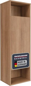 FACKELMANN VITA Midischrank 40 cm breit, Braun hell, Türanschlag rechts, 2 Fächer