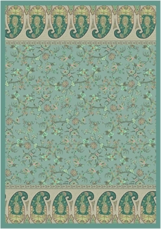 Bassetti PLAID GENOVA GRÜN 270X250 *9324132 HW 2022 NEUHEITEN