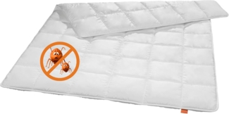 sleepling Microfaserbettdecke für Allergiker, Füllung: hochwertige Markenvollfaser aus 100% Polyester, antibakteriell, antimilben, Peachskin