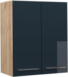 Hängeschrank Fame-Line Dunkelblau Hochglanz 60 cm Vicco