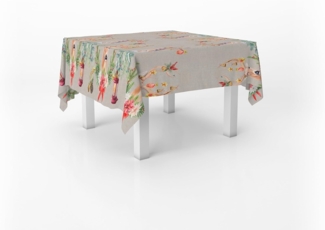 Italian Bed Linen Tischdecke Digitaldruck schmutzabweisend 150x240 cm Magische Weihnachten