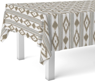 Martina Home Tischdecke, Wachstuch, Malorqui, Braun, 250x140 cm