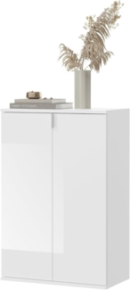 Kommode SystemX in weiß Hochglanz 61 x 99 cm