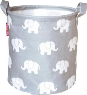 Die Spiegelburg® - Aufbewahrungskorb BabyGlück, grau (Elefant)