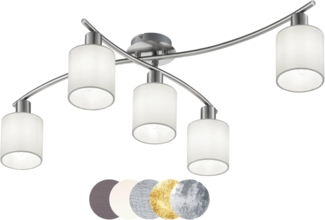 lightling Deckenleuchten Marita 5, ohne Leuchtmittel, Deckenlampe