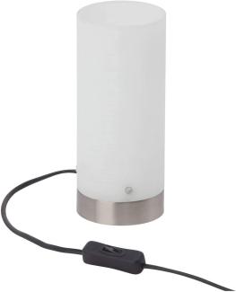 BRILLIANT Lampe Daisy LED Tischleuchte eisen/weiß | 1x4. 5W LED integriert, (280lm, 3000K) | Mit Schnurzwischenschalter