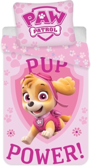 Paw Patrol - Kinderbettwäsche - Set 100x135 40x60 cm Skye