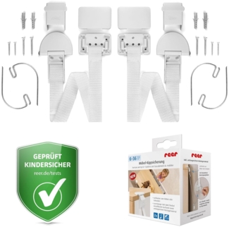 Reer Kippsicherung weiß, 2 Stück