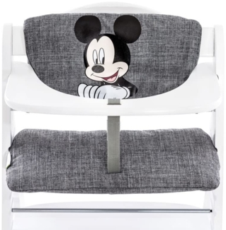 Hauck Hochstuhlauflage Deluxe Sitzpolster Mickey grey