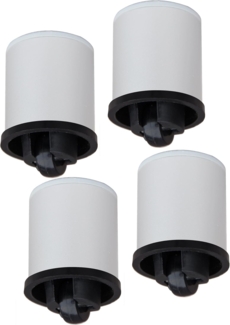 VCM Hifi-Möbel Rolio 14270 Weiß H. 8 x B. 5 x T. 5 cm