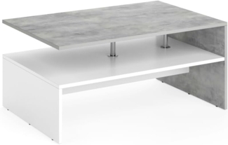 Couchtisch Amato Beton 90 x 60 cm Vicco