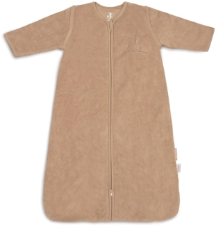 Jollein Schlafsack Baby - 110 cm - Biscuit - Baumwolle - 2.5 bis 3.5 TOG - Abnehmbare Ärmel - Oeko-TEX Zertifiziert - Baby Schlafsack - Winterschlafsack - Auch für Frühling & Herbst