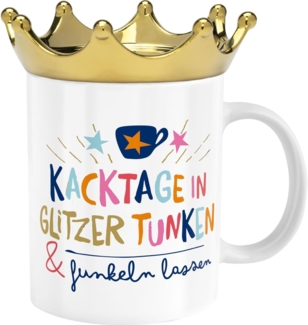 Tasse Tee- Kaffeetasse Kaffeebecher +Deckel 50cl Geschenk Sheepworld KACK 074440