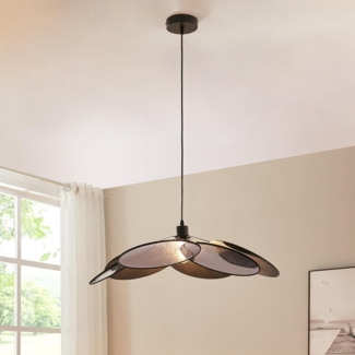 Hängeleuchte Blackwood Metall/Textil Schwarz [lux. pro]