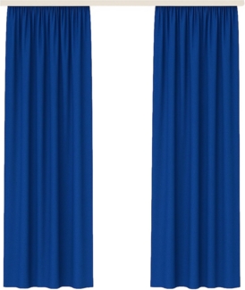 Bestlivings Vorhang "Ellen" mit Kräuselband inkl. Raffhalter (2 St), Kräuselband, blickdicht, Polyester, matter Stoff, einfarbig, waschbar bei 30°C, bügelleicht, formstabil