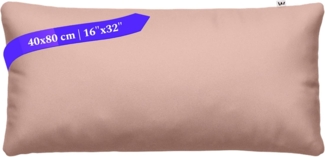 Wolkenfeld Kissenbezug Mikrofaser Kissenbezug - Allergiker Kopfkissenbezug - unfassbar weich, Größe 80x80, 40x80 und 70x90 cm I versteckter Reißverschluss