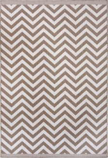 In- & Outdoor Wendeteppich Palma Beige Creme - 200x290x0,5cm