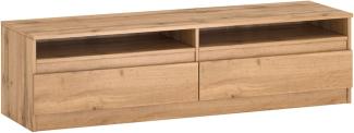 Lowboard Lala TV-Unterschrank 140x40x38cm Wotan Eiche mit Schubladen