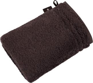 Vossen Handtücher Vienna Style Supersoft | Waschhandschuh 16x22 cm | dark-brown