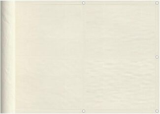 Balkon-Sichtschutz Creme 75x1000 cm 100 % Polyester-Oxford